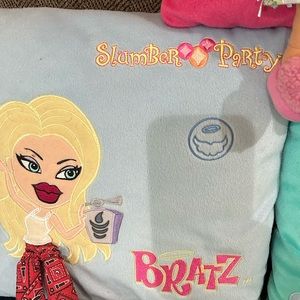 3 Bratz Slumber Party pillows